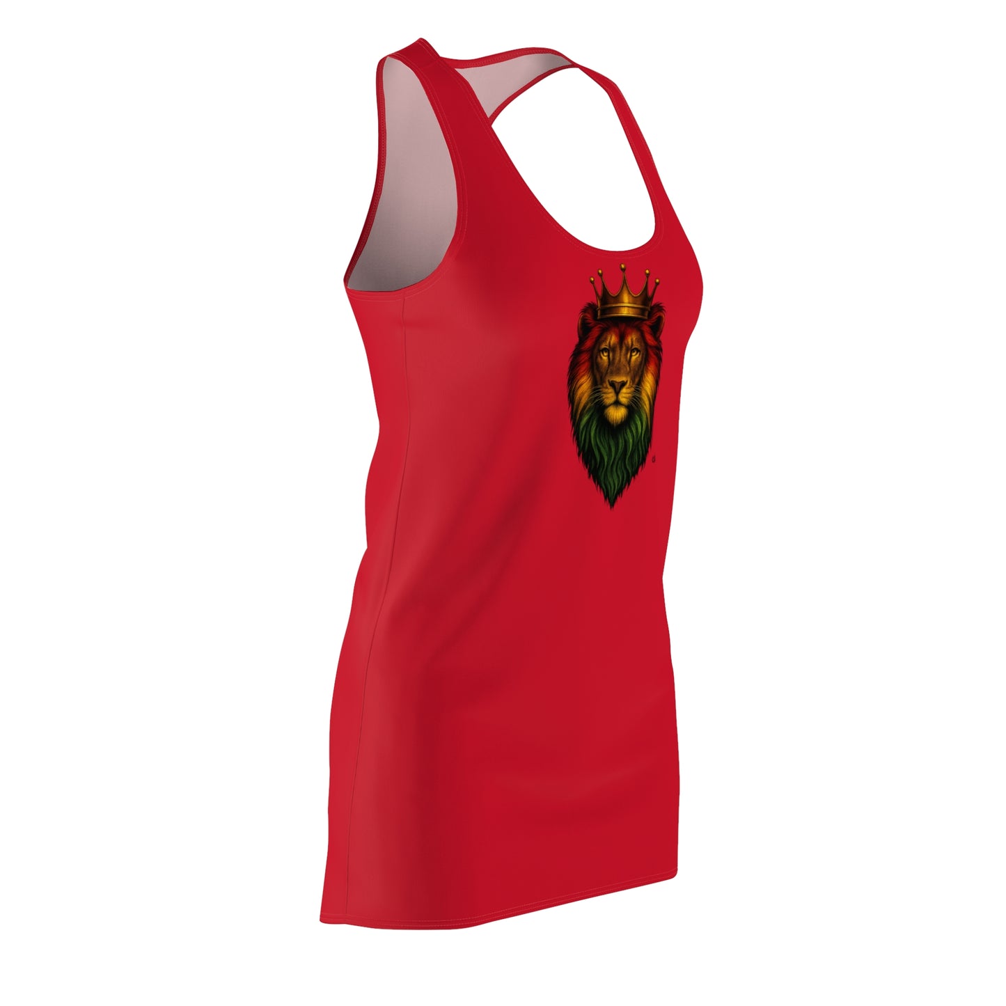 Majestic Lion Graphic Racerback Tunic Tank