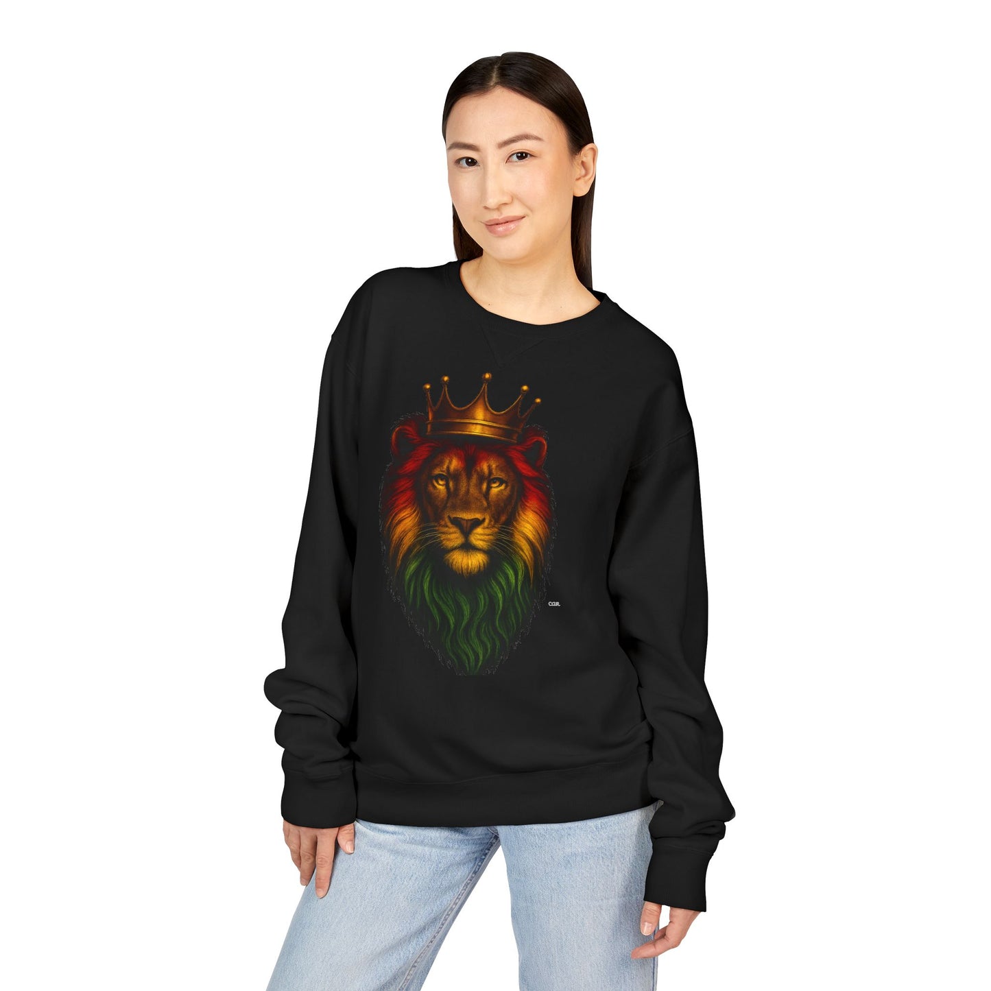 Majestic Lion Sweatshirt — Regal Graphic Crewneck