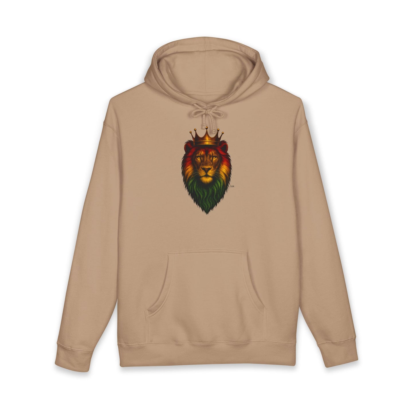 Majestic Lion Graphic Pullover Hoodie - Know Thyself Statement Design