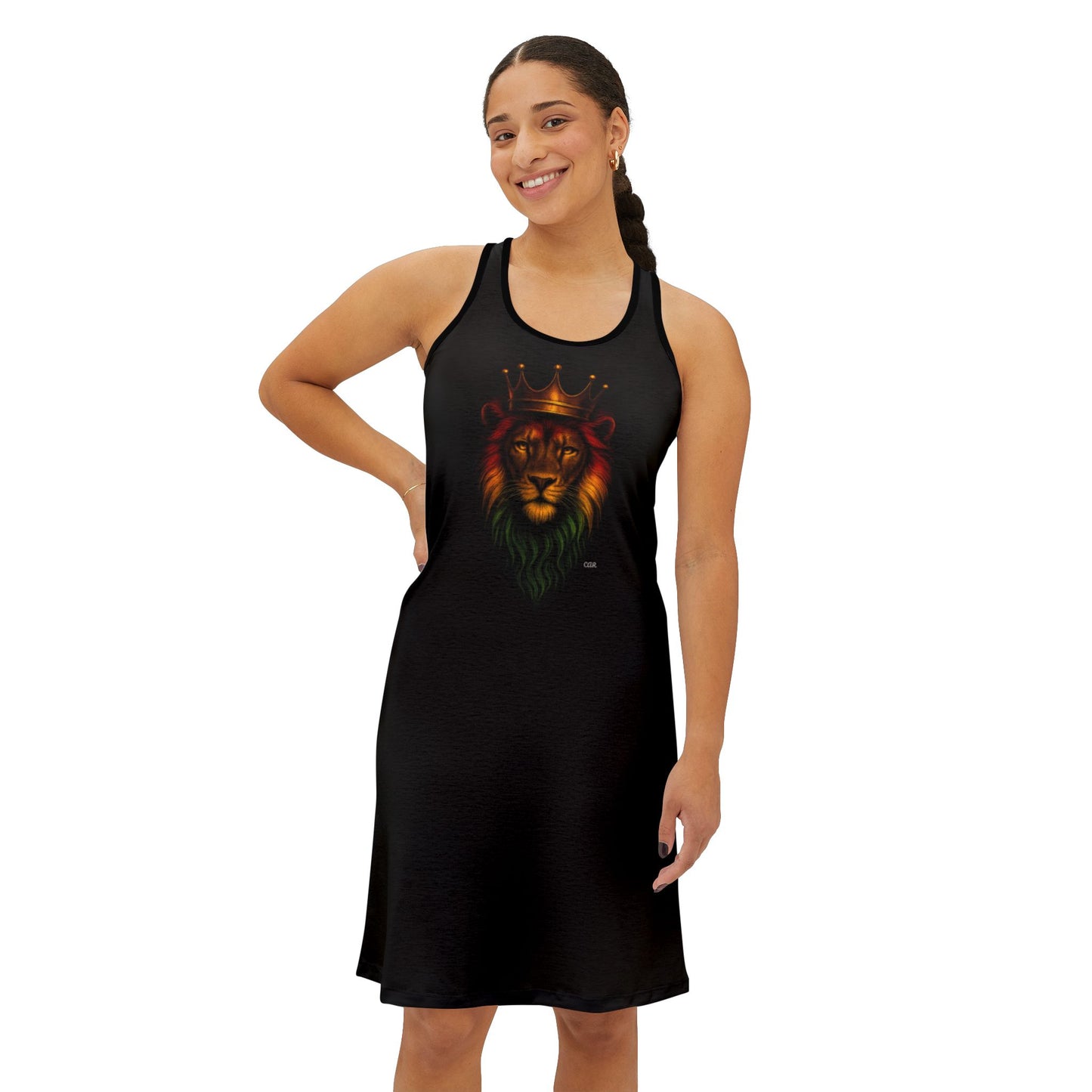 Majestic Lion Graphic - Racerback Dress