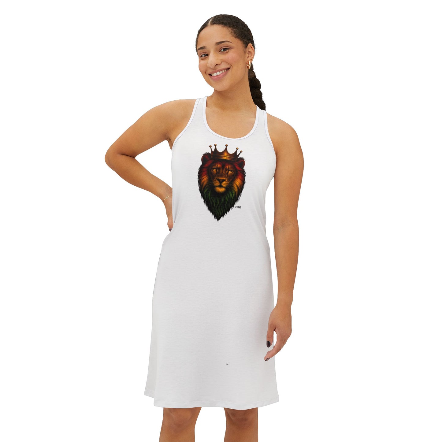Majestic Lion Graphic - Racerback Dress