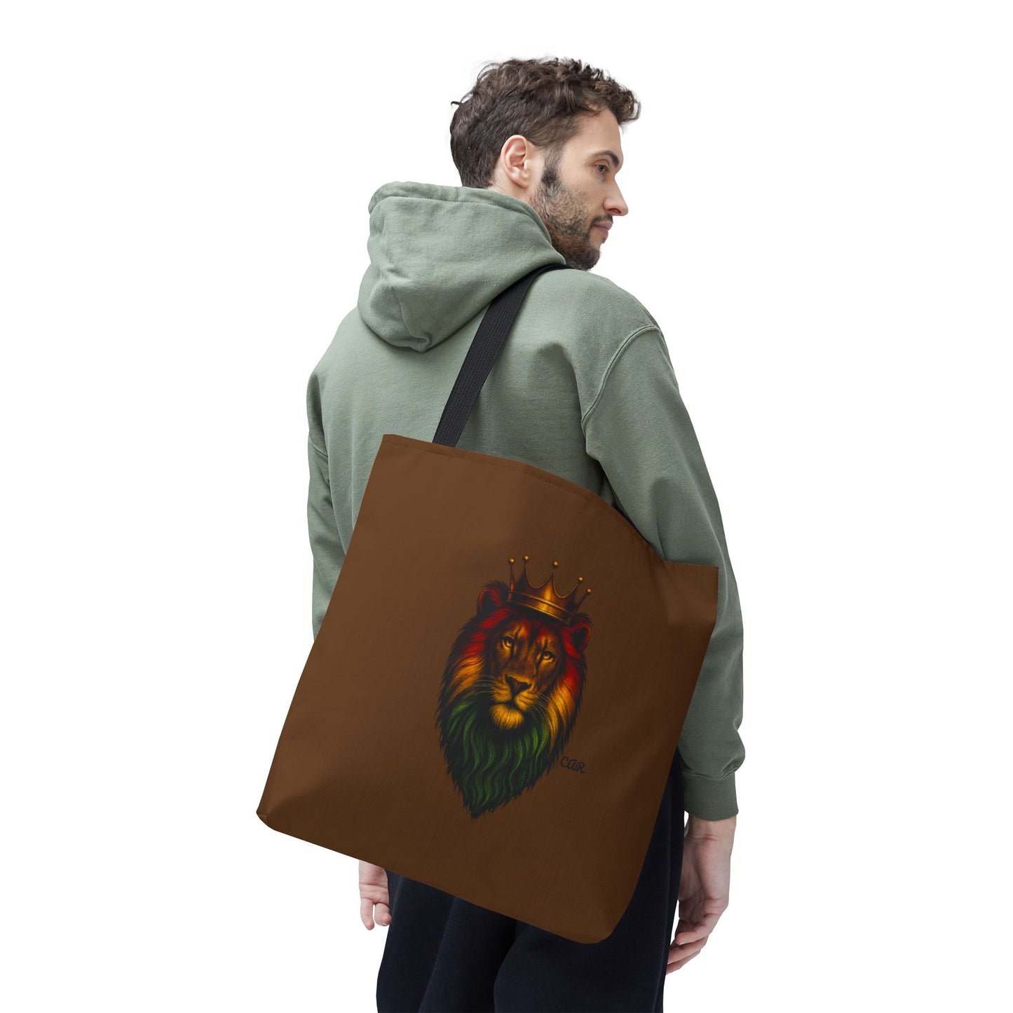 Majestic Lion Graphic Tote Bag