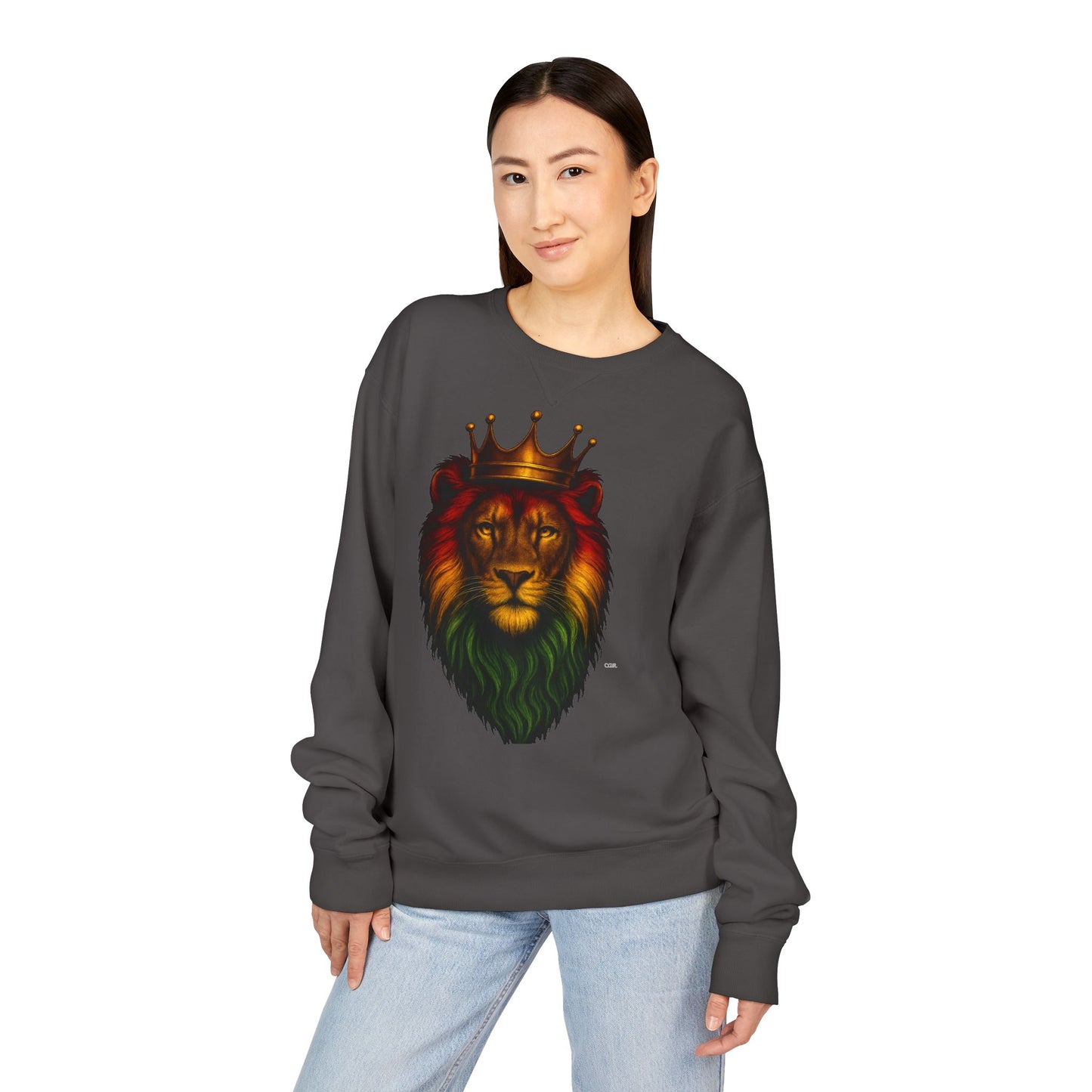Majestic Lion Sweatshirt — Regal Graphic Crewneck