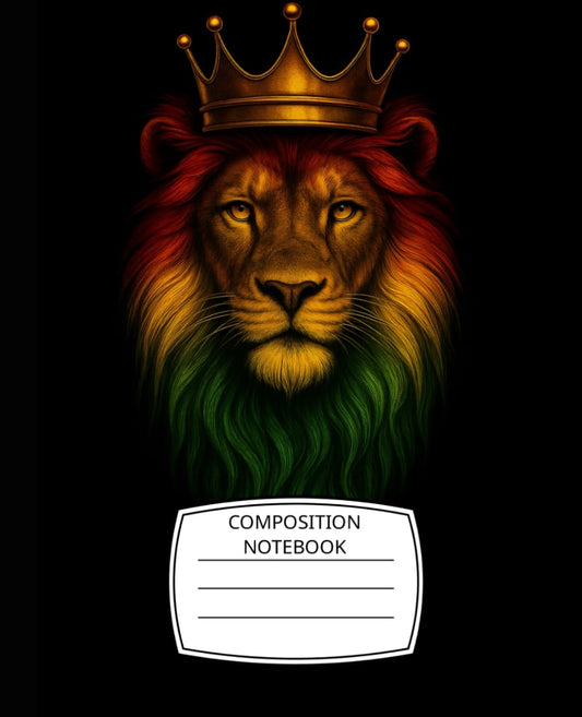 Rasta Lion Composition Notebook