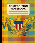 U.S. Virgin Islands Flag Composition Notebook