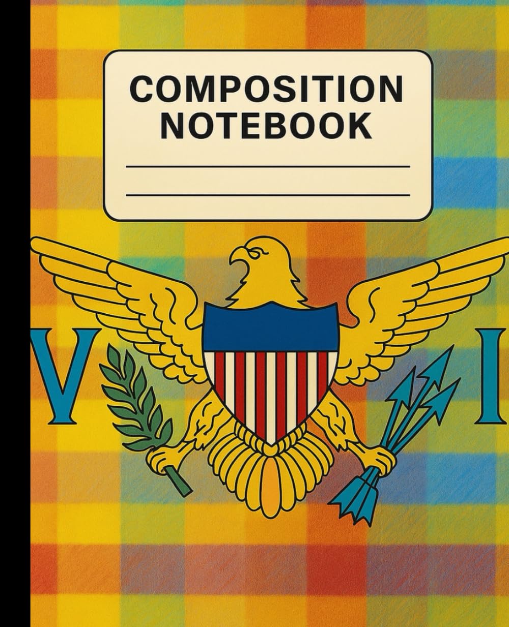 U.S. Virgin Islands Flag Composition Notebook
